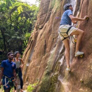 rock climbing activity Seychelles